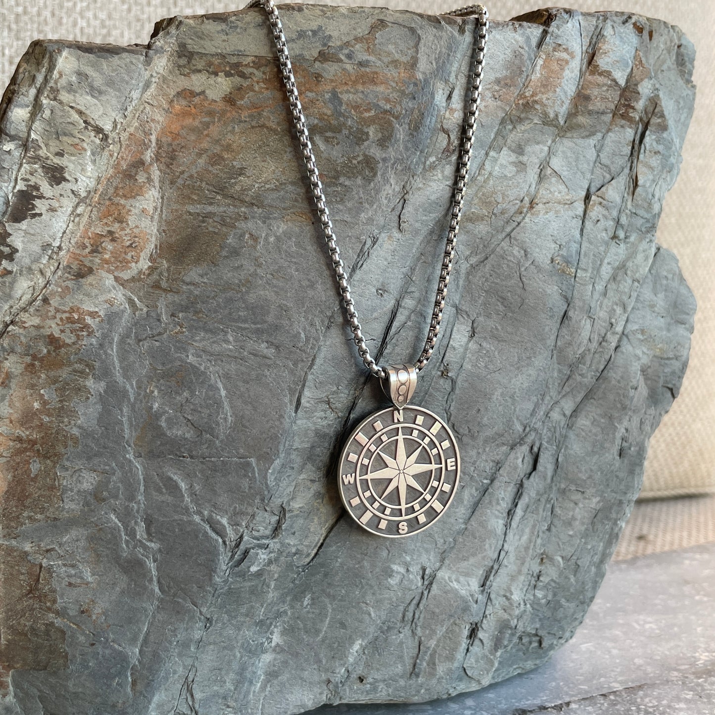 JR Compass Necklace