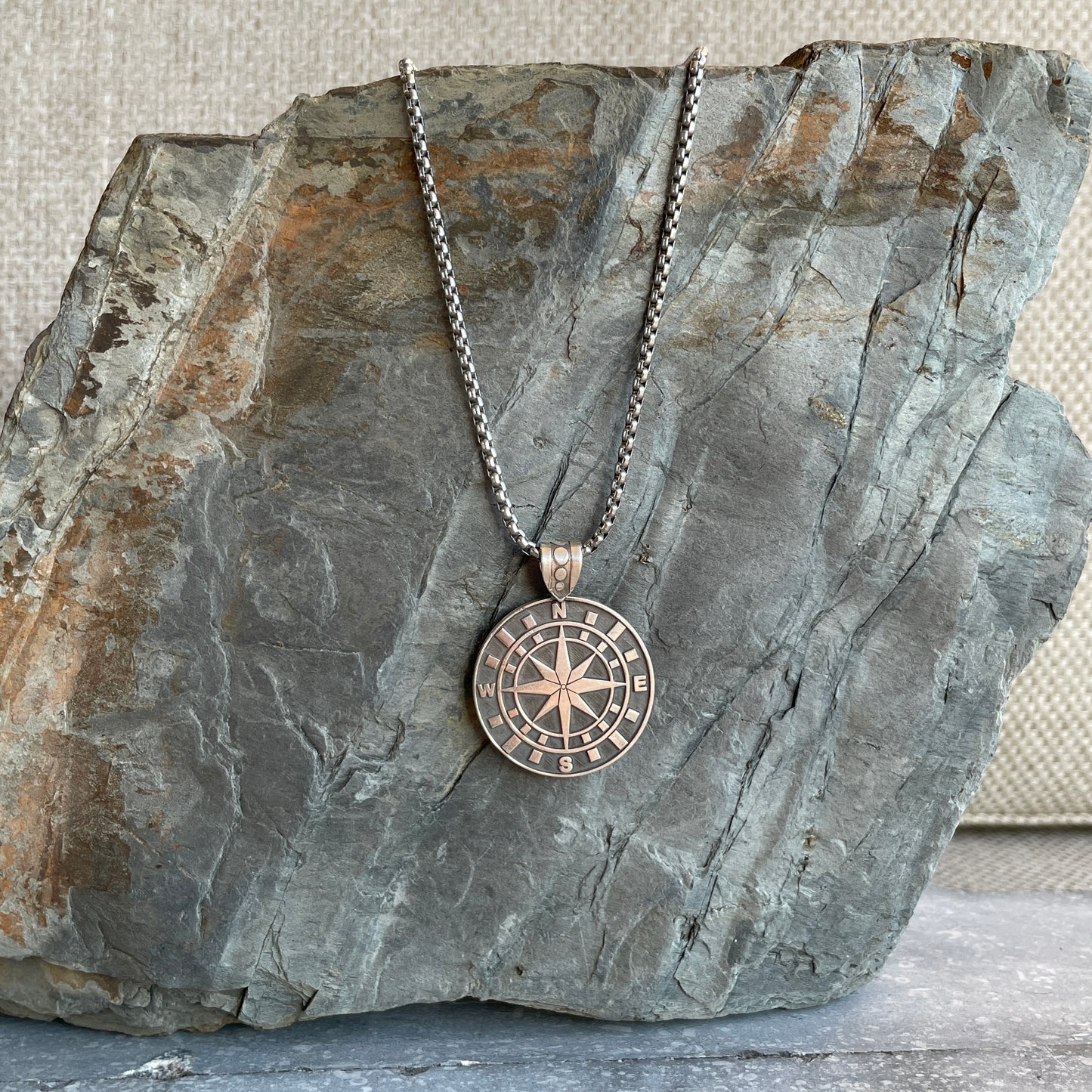 JR Compass Necklace