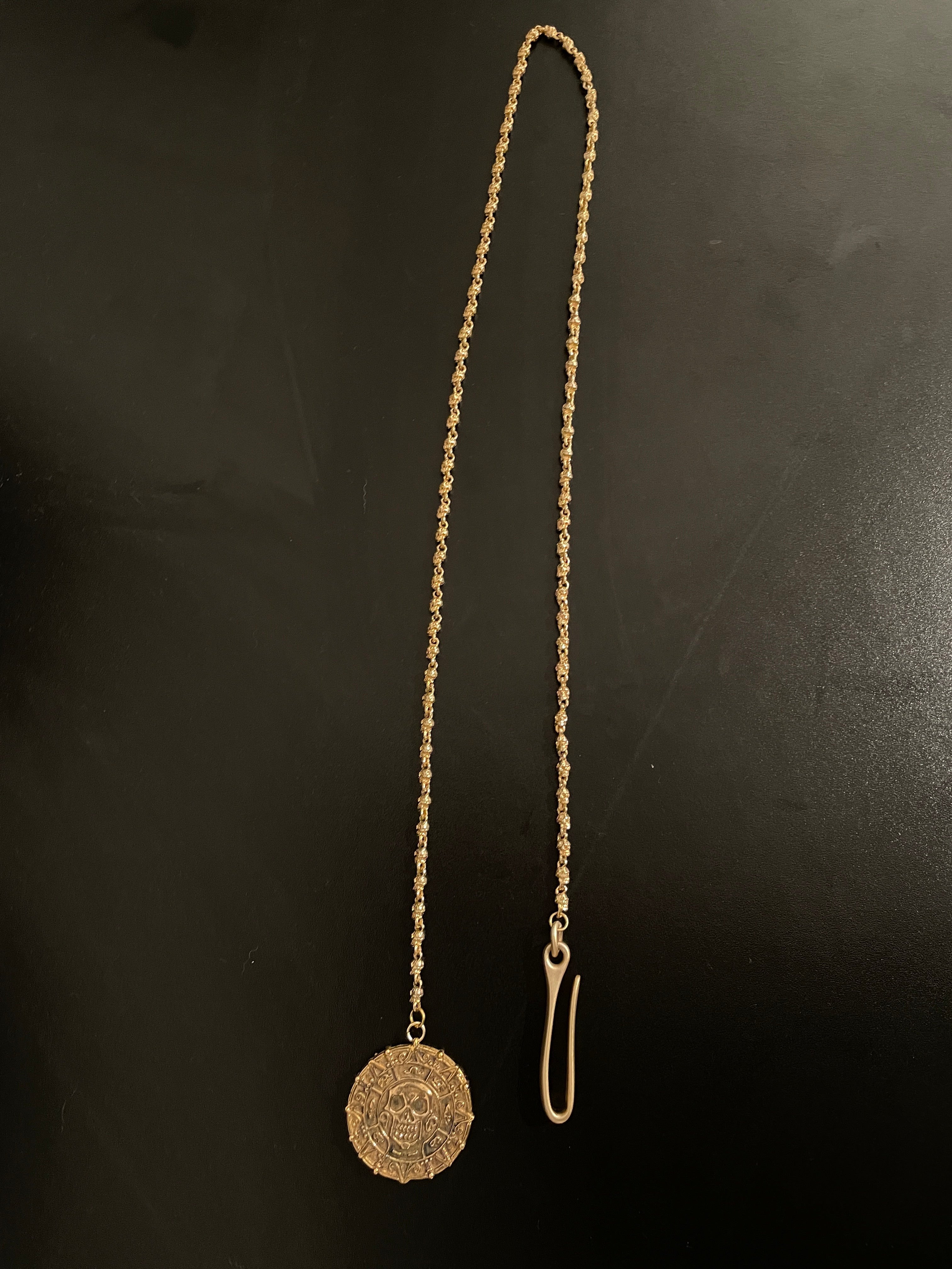 Aztec coin Chain Johnny Depp JACK ROSE