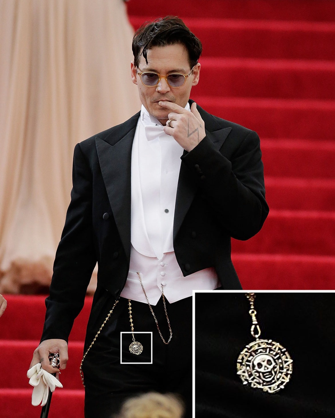 Aztec coin Chain Johnny Depp