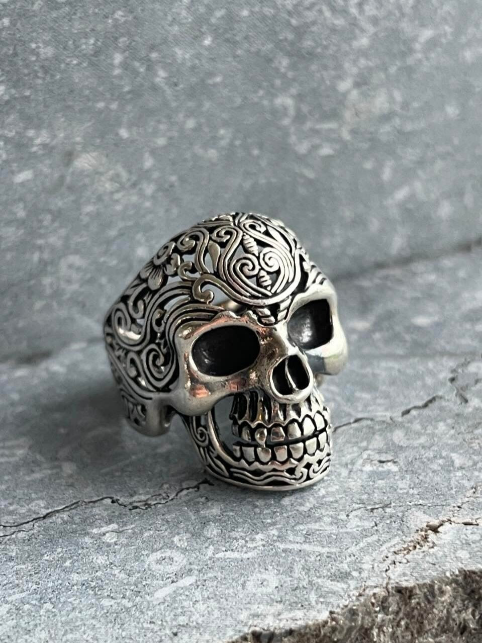 El Muerto Mexican skull ring