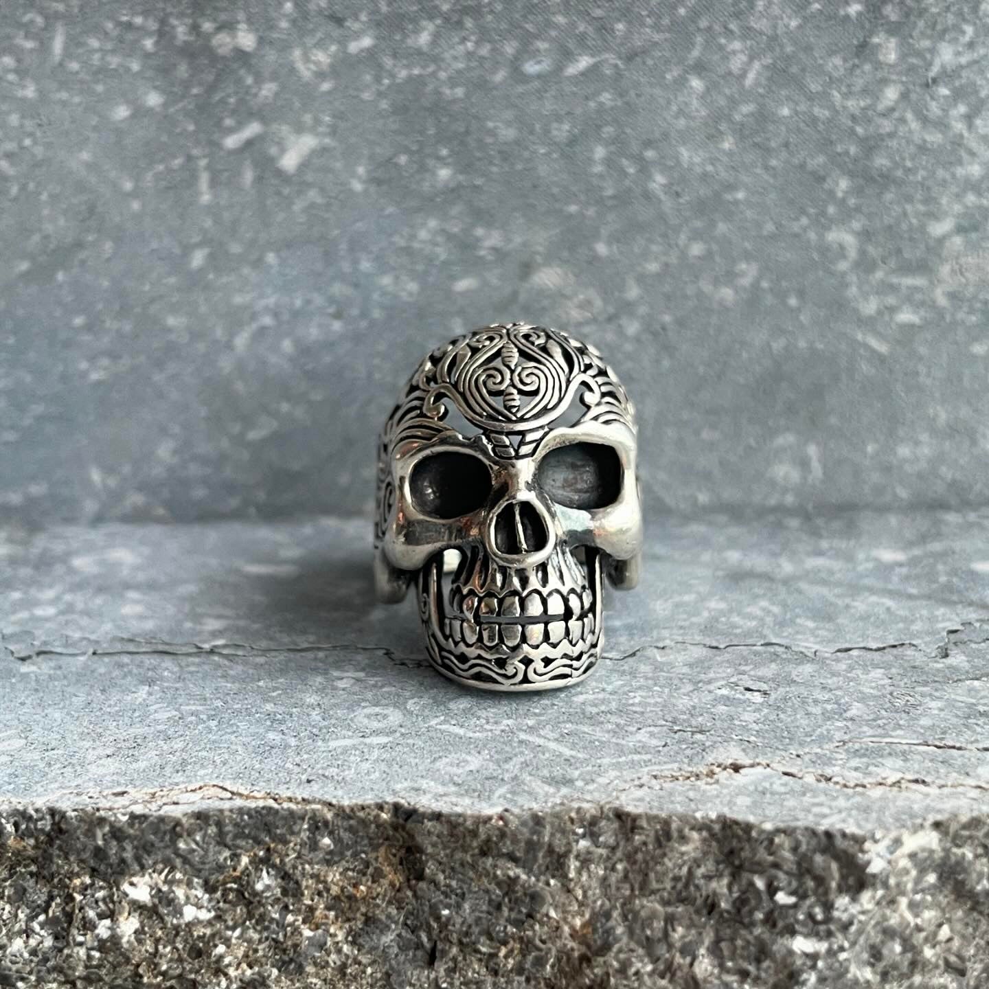 El Muerto Mexican skull ring