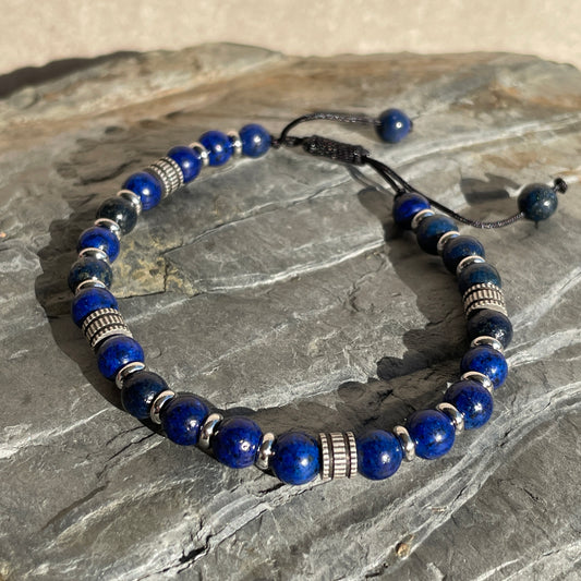 Lapis Lazulli Bracelet Beads Cords