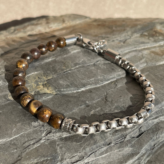 Bronzite Bracelet Beads Chains