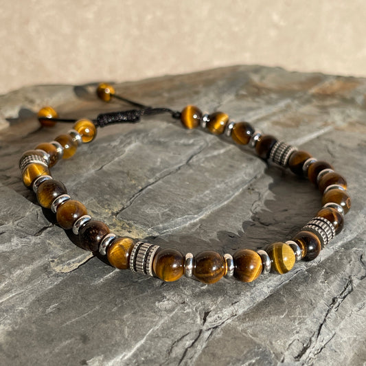 Tiger Eye Bracelet Beads Cords